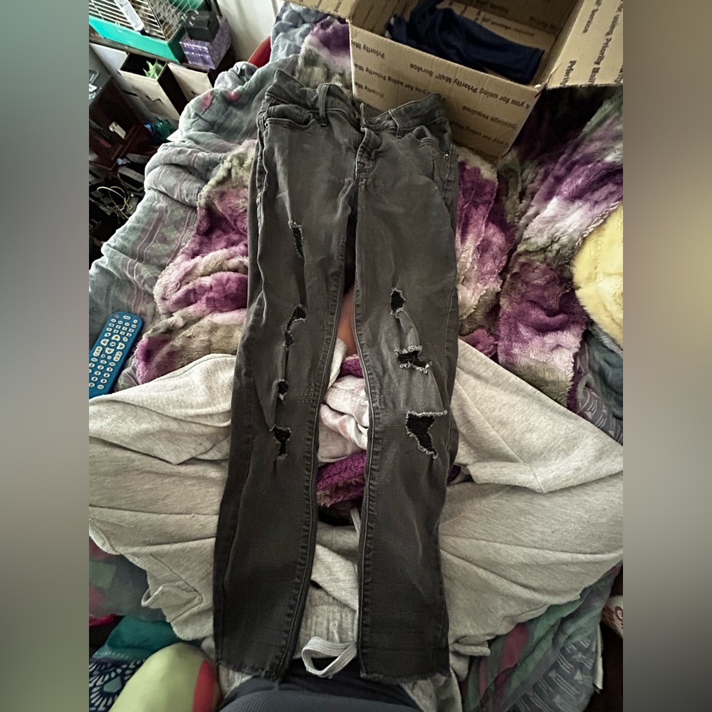 Skinny black jeans